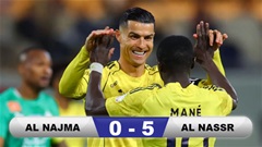 Kết quả Al Najma 0-5 Al Nassr: Ronaldo và đồng đội chiếm ngôi đầu