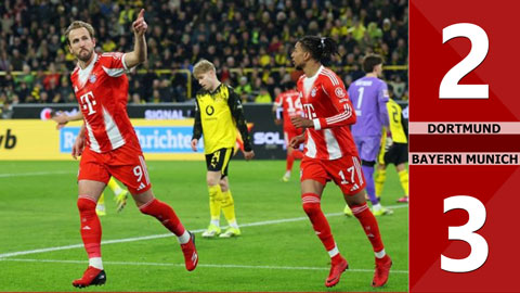 Highlight Dortmund vs Bayern Munich: 2-3 (Vòng 24 Bundesliga 2025/26)