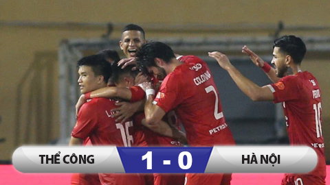 Kết quả Thể Công Viettel 1-0 Hà Nội: Vươn lên nhì bảng