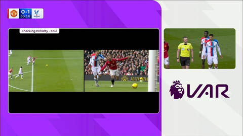 VAR 'đứng bên' MU khi truất quyền thi đấu sao Crystal Palace?