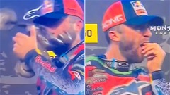 Ngôi sao đua xe sứt răng vì cắn cúp