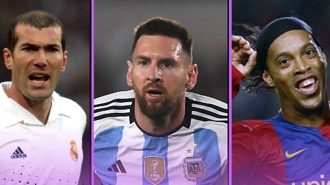 Lục đại Thiên vương của Bóng đá: Có Messi, không có Ronaldo