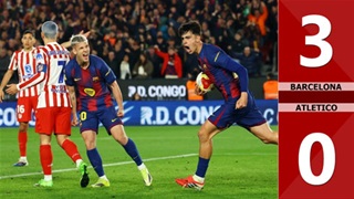 Highlight Barcelona vs Atletico: 3-0, chung cuộc: 3-4 (Bán kết lượt về Cúp Nhà Vua TBN 2025/26)