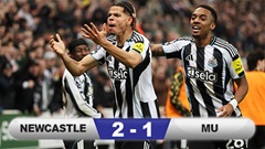 Kết quả Newcastle 2-1 MU: Quỷ đỏ thua đau phút bù giờ