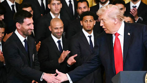 Lionel Messi lại phá kỷ lục trong ngày diện kiến Tổng thống Donald Trump