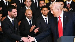 Lionel Messi lại phá kỷ lục trong ngày diện kiến Tổng thống Donald Trump