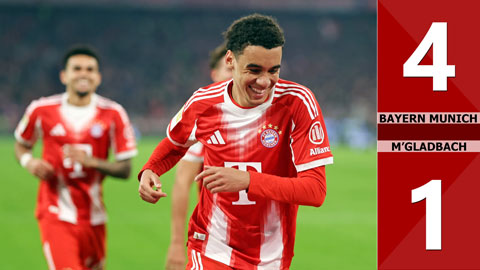 Highlight Bayern Munich vs M'Gladbach: 4-1 (Vòng 25 V.League 2025/26)
