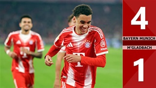 Highlight Bayern Munich vs M'Gladbach: 4-1