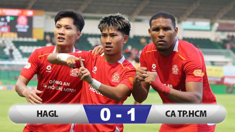 Kết quả HAGL 0–1 CATP.HCM: Chủ nhà  chưa thể tìm được niềm vui