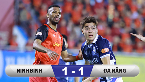 Kết quả Ninh Bình 1-1 Đà Nẵng: Ninh Bình lại không thắng
