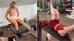 Lindsey Vonn trở lại tập luyện chỉ 1 tuần sau tai nạn kinh hoàng