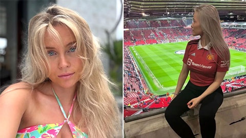 Nữ CĐV nóng bỏng của MU gây sốt khi diện bikini tại Đà Nẵng