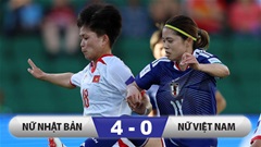 Kết quả ĐT nữ Nhật Bản 4-0 ĐT nữ Việt Nam: ĐT nữ Việt Nam dừng bước