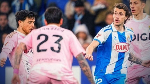 Espanyol áp đảo Oviedo nhưng đành bất lực chia điểm