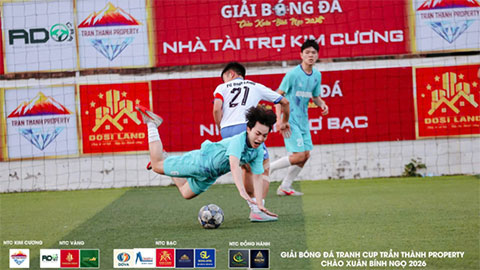 Cup Trần Thành Property: Chủ nhà thua sốc, ứng cử viên vô địch vấp ngã