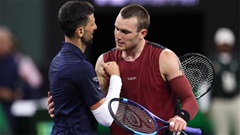 Djokovic bị loại trước thềm tứ kết Indian Wells