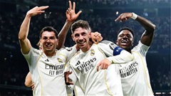 Real Madrid chỉ đứng thứ 5 về tỷ lệ cược vô địch Champions League