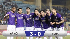 Kết quả Hà Nội 3-0 SLNA: Đè bẹp đội khách 