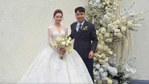 Cô dâu Huyền Trang (MC Mù Tạt) tiết lộ tụt 5kg vì lo đám cưới với Đức Huy