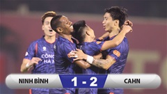 Kết quả Ninh Bình 1-2 Công an Hà Nội: Tăng tốc đến ngôi vô địch