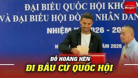 Đỗ Hoàng Hên lần đầu đi bầu cử Quốc hội với tư cách công dân Việt Nam