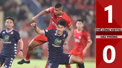 Highlight Thể Công Viettel vs Hải Phòng: 1-0 (Vòng 16 V.League 2025/26)
