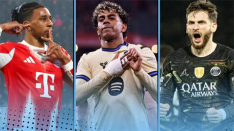Top 10 cầu thủ chạy cánh hay nhất thế giới hiện tại: Có Raphinha, Yamal, Olise