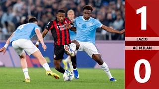 Highlight Lazio vs AC Milan: 1-0 (Vòng 29 Serie A 2025/26)