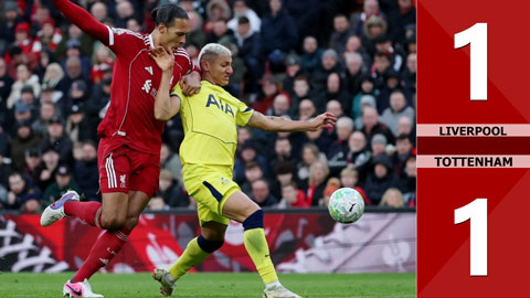 Highlight Liverpool vs Tottenham: 1-1 (Vòng 30 ngoại hạng Anh 2025/26)