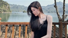 Hot girl bóng chuyền Đặng Thu Huyền khiến fan say mê không ngừng