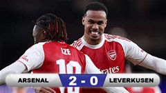 Kết quả Arsenal 2-0 Leverkusen: Pháo thủ xuất sắc đi tiếp