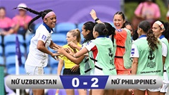 Kết quả Uzbekistan 0-2 ĐT nữ Philippines: Philippines giành vé dự World Cup nữ 2027