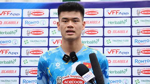 Trung vệ Đinh Quang Kiệt: Em tự tin đá tốt được nhiều vị trí khi được HLV giao phó