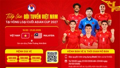 Vé xem trận Việt Nam vs Malaysia đắt nhất 400 nghìn đồng
