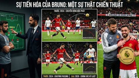 Bruno Fernandes bay cao & lời xin lỗi tới Amorim