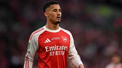 Arsenal trả giá đắt cho thất bại trước Man City: Saliba chấn thương, nguy cơ lỡ giai đoạn quyết định