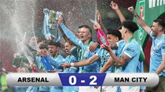 Kết quả Arsenal 0-2 Man City: Man xanh vô địch Cúp Liên đoàn