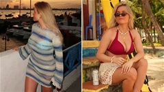 Fan nữ sexy nhất của MU khoe ảnh hoàng hôn tại Việt Nam với phong cách táo bạo