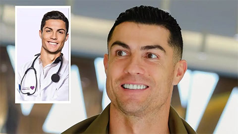 Ronaldo bỗng dưng biến thành… bác sĩ