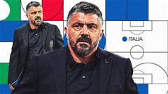 ĐT Italia: Khi Gattuso trở thành người gánh vác hy vọng cuối cùng