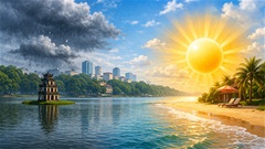 Dự báo thời tiết hôm nay 27/3: Bắc Bộ có mưa, Nam Bộ nắng mạnh