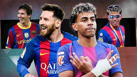Lamine Yamal và Lionel Messi: Từ bức ảnh tắm em bé đến cuộc đua danh hiệu GOAT?