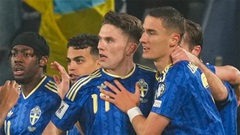 Viktor Gyokeres lập hat-trick, Thụy Điển sáng cửa dự World Cup