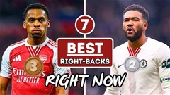 Top 7 hậu vệ phải hay nhất thế giới năm 2026