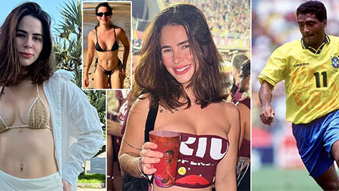 Romario lại có bạn gái mới kém 35 tuổi