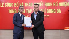 VFF trao Quyết định bổ nhiệm Tổng biên tập Tạp chí Bóng đá