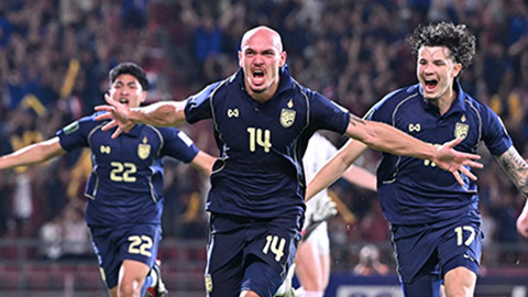 Thái Lan giành vé dự Asian Cup 2027 theo kịch bản khó tin