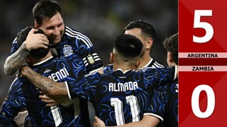 Highlight Argentina vs Zambia: 5-0 (Giao hữu Quốc tế 2026)