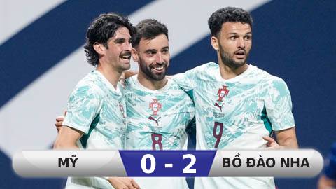 Kết quả Mỹ 0-2 Bồ Đào Nha: Không Ronaldo, Bồ vẫn thắng