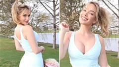 Paige Spiranac gây chú ý trước thềm Masters với phong cách táo bạo